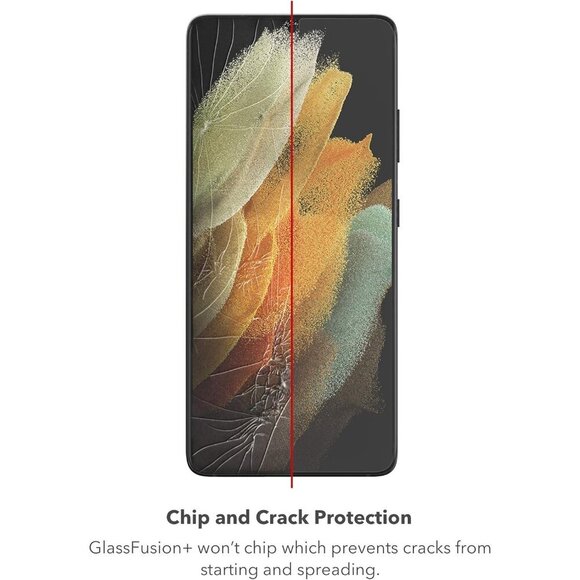 ZAGG InvisibleShield GlassFusion Glass Screen Protector Samsung GS21 Ultra - Picture 2 of 5